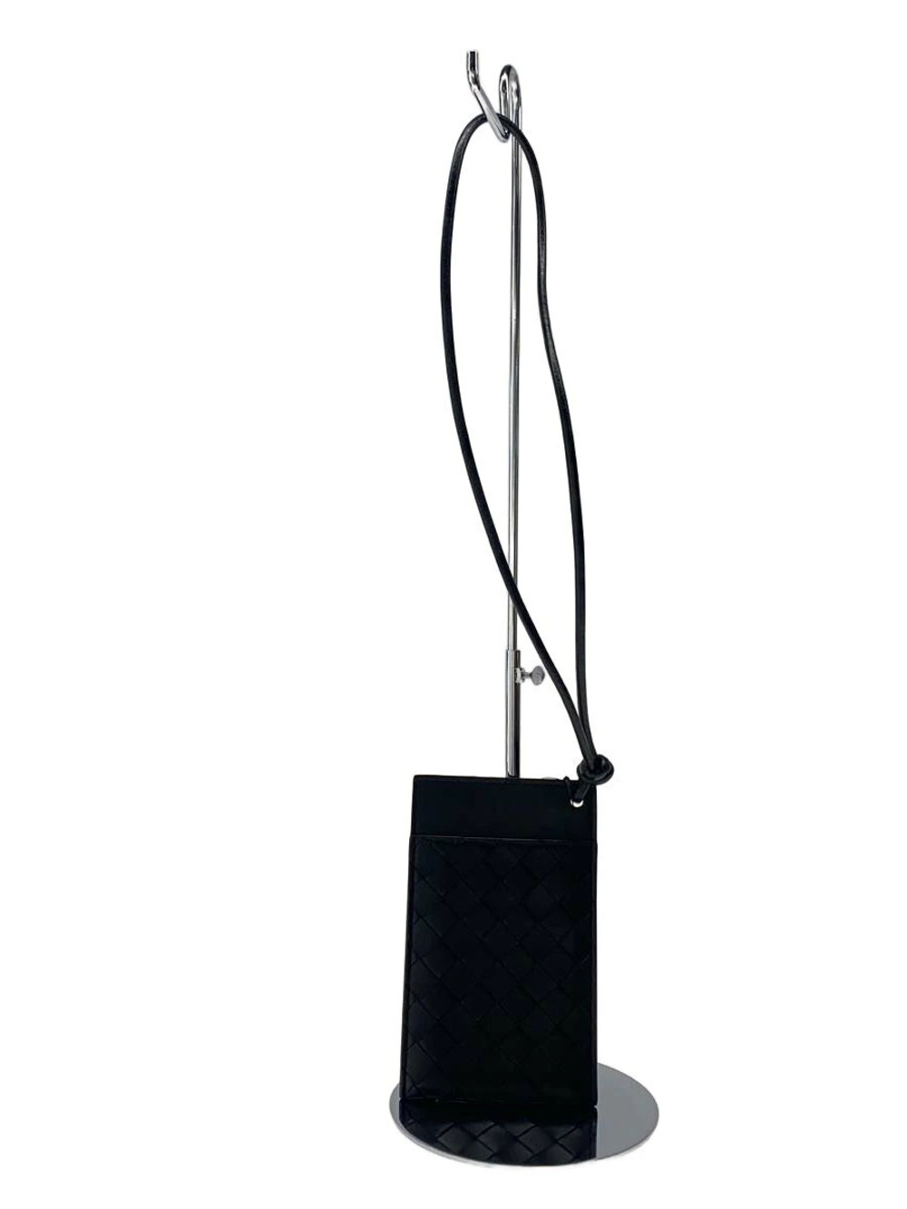 BOTTEGA VENETA Shoulder Bag Leather Black All over